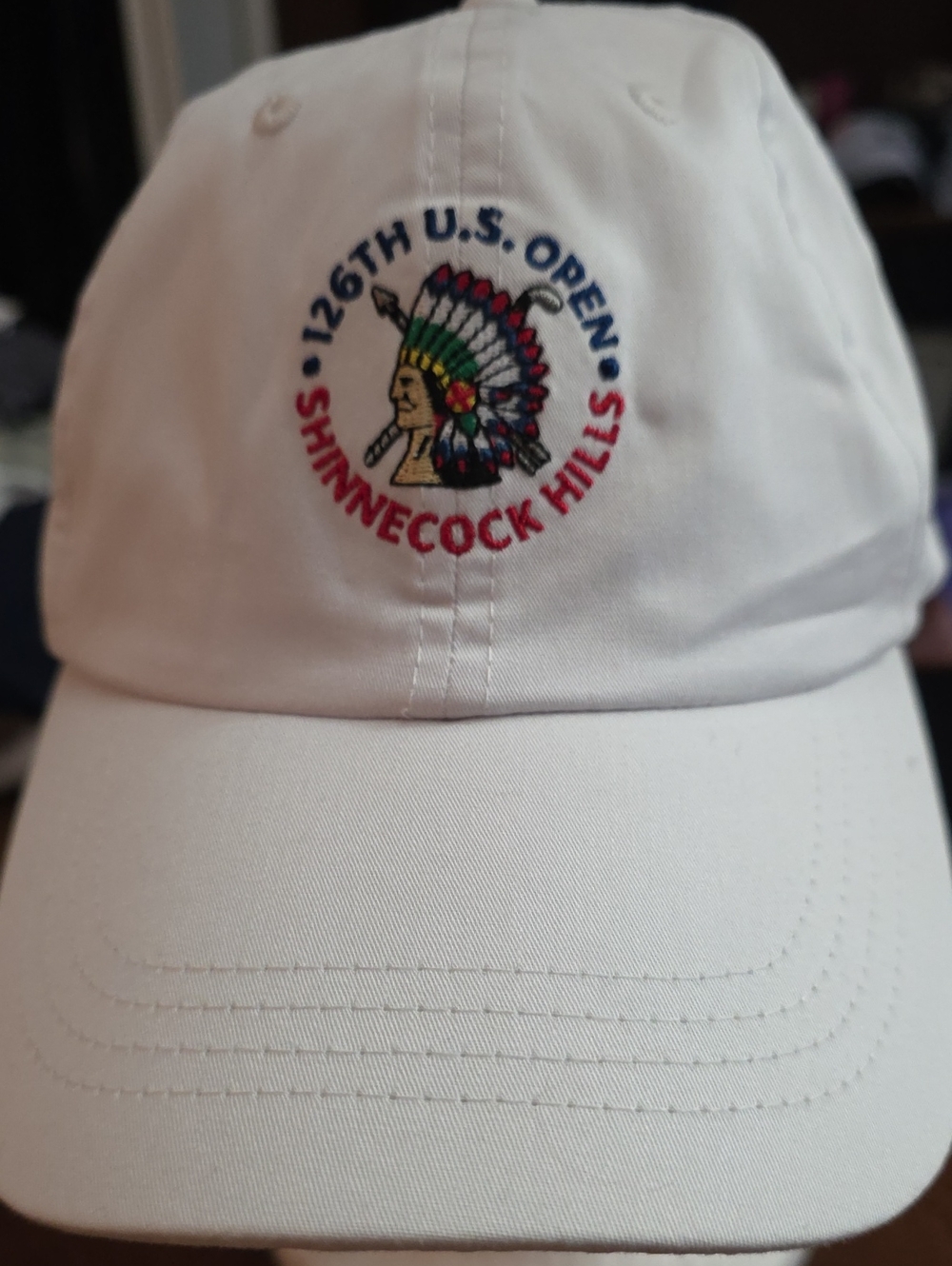 Peter Millar White Shinnecock Hills U.S. Open Golf Hat Perfect Condition
